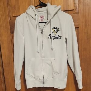 47 Brand White Penguins Hoodie